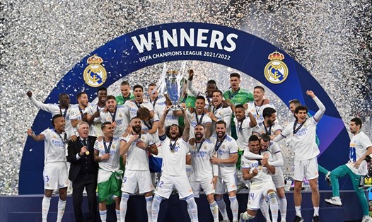 Real Madrid đã có 4 lần vô địch Siêu cúp Châu Âu trong lịch sử. Ảnh: AFP.