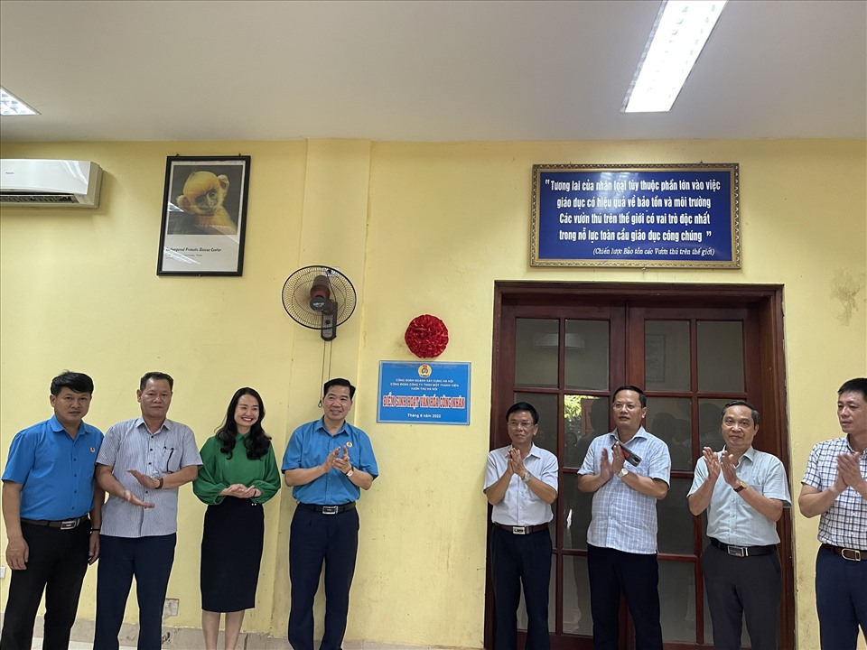 Lễ ra mắt Điểm sinh hoạt văn hóa công nhân tại Công ty TNHH MTV Vườn thú Hà Nội