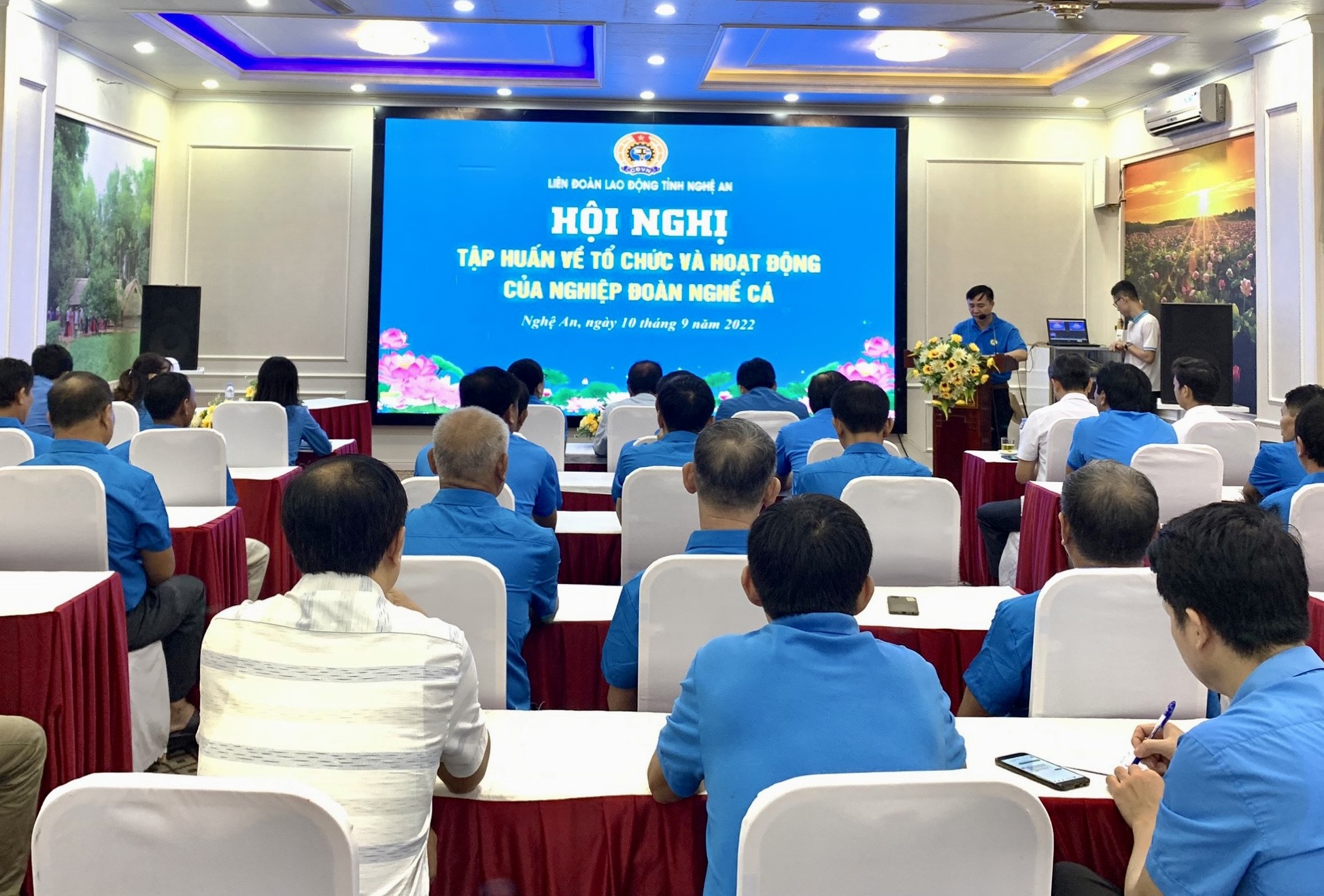 Toàn cảnh hội nghị tập huấn. Ảnh: Quỳnh Trang