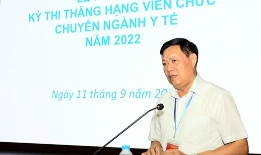 Thứ trưởng Bộ Y tế Đỗ Xuân Tuyên. Ảnh: Trần Minh/Bộ Y tế