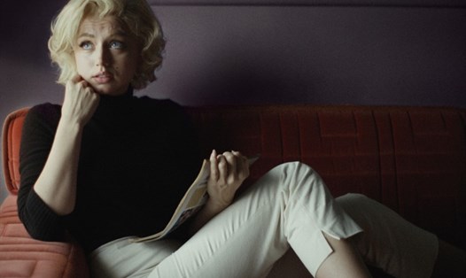 Ana de Armas đảm nhận vai Marilyn Monroe trong bộ phim "Blonde". Ảnh: Xinhua