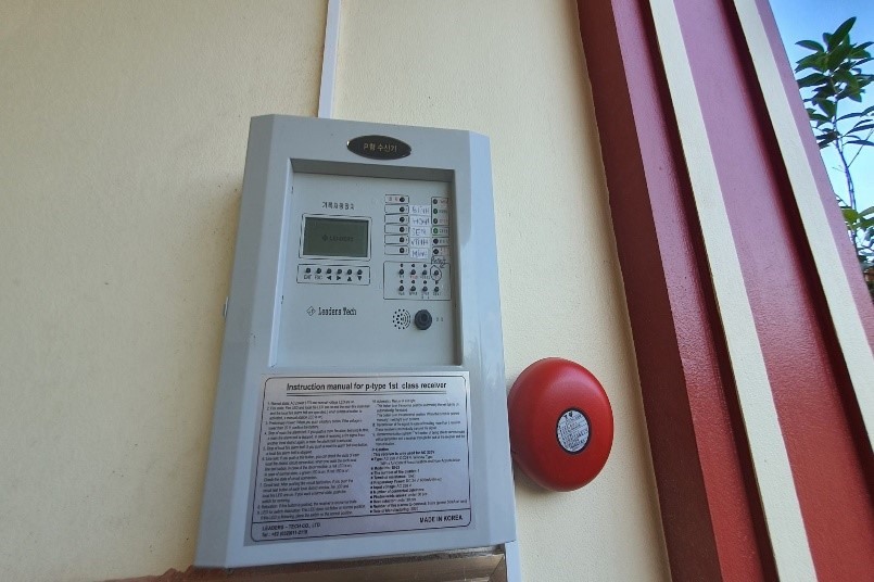 Chuông báo cháy được lắp tại các gia đình. Ảnh: CAHN