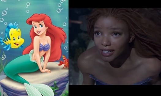 Khán giả phản ứng gay gắt trước "Nàng tiên cá" phiên bản da màu của Disney. Ảnh: twitter