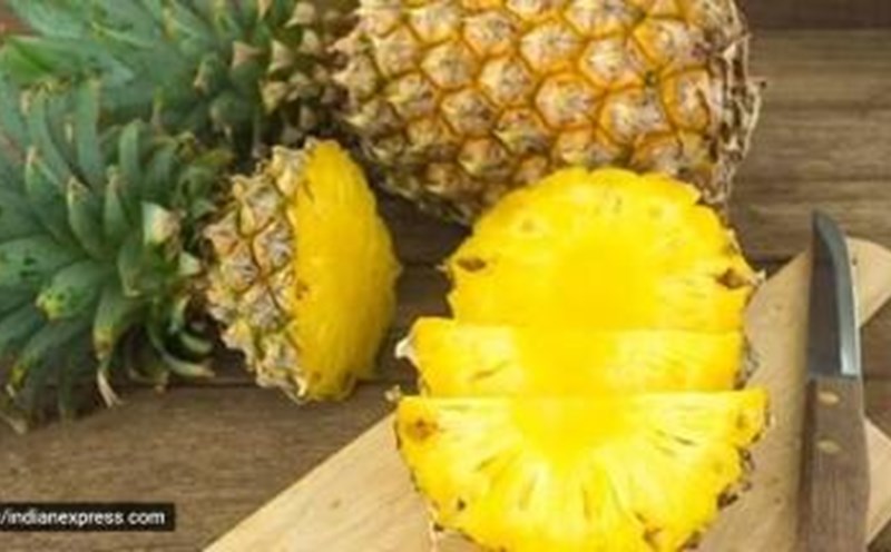 Dứa không những ngon miệng mà còn mang lại nhiều lợi ích sức khoẻ. Ảnh: The Indian Express