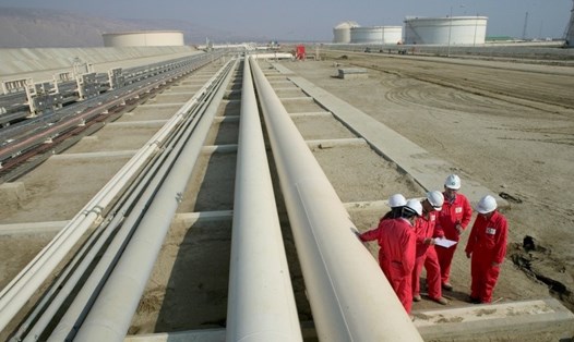 Đường ống TAP - một phần của Hành lang khí đốt phía Nam - vận chuyển khí đốt từ Azerbaijan vào Châu Âu. Ảnh: BNE IntelliNews