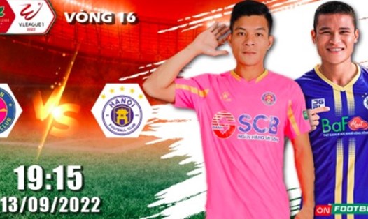 Sài Gòn chạm trán Hà Nội tại vòng 16 V.League. Ảnh: Onsport