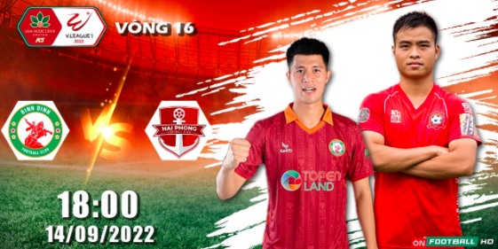 Link xem trực tiếp trận Bình Định vs Hải Phòng, vòng 16 V.League 2022