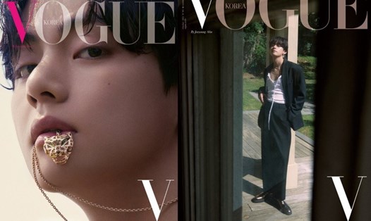 Vogue Korea bất ngờ phát hành thêm ấn phẩm đặc biệt của V (BTS). Ảnh: Vogue Korea