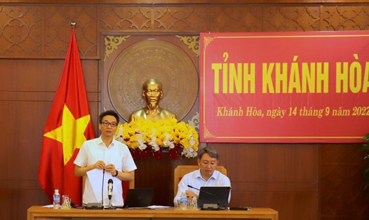 Phó Thủ tướng Vũ Đức Đam làm việc với tỉnh Khánh Hòa.