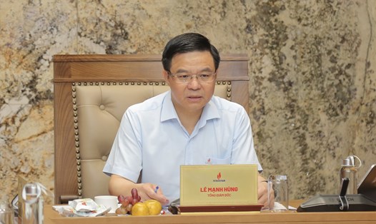 Tổng Giám đốc Petrovietnam Lê Mạnh Hùng kết luận hội nghị. Ảnh: PVN