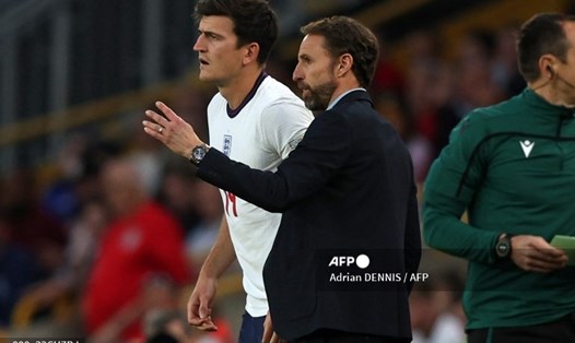 Maguire vẫn có mặt trong danh sách tuyển Anh. Ảnh: AFP