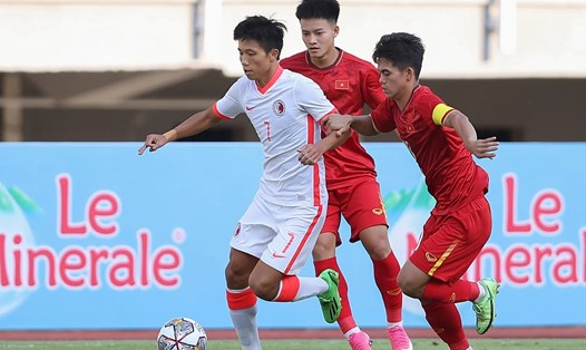 U20 Việt Nam (áo đỏ) cần tận dụng tối đa cơ hội tạo ra. Ảnh: VFF