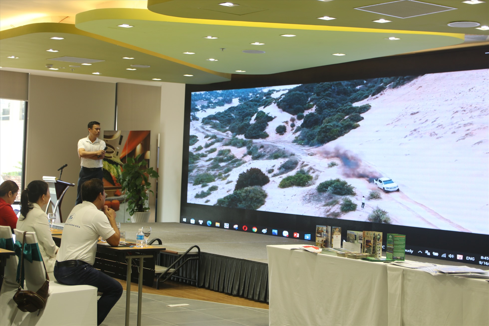 Sản phẩm mới du lịch kết hợp sự kiện thể thao tại Vịnh Vân Phong đang được chờ đợi sẽ thu hút du khách đến với Khánh Hòa. Ảnh: P.Linh