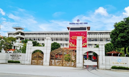 Trường Đại học Vinh (Nghệ An) vừa công bố điểm trúng tuyển đại học đợt 1. Ảnh: TH