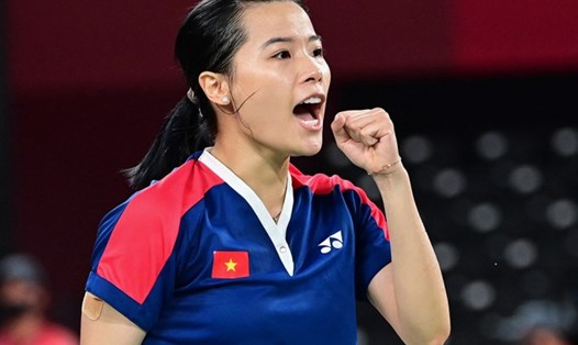 Tay vợt nữ số 1 Việt Nam Thùy Linh vào chung kết Belgian International. Ảnh: AFP