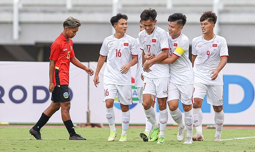 U20 Việt Nam có thể đá luân lưu với U20 Indonesia để phân định ngôi thứ tại bảng F. Ảnh: CNN Indonesia