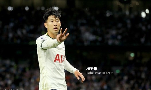 Son Heung-Min đánh dấu sự trở lại ấn tượng.  Ảnh: AFP