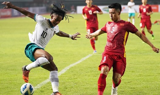 U20 Việt Nam chạm trán U20 Indonesia ở lượt trận cuối bảng F. Ảnh: VFF