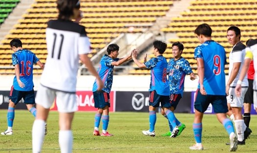 U20 Nhật Bản dạo chơi ở vòng loại U20 Châu Á. Ảnh: JFA.