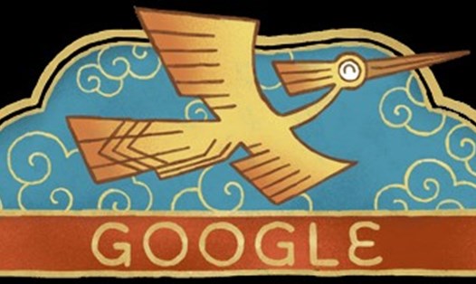 Biểu tượng chim lạc trong Google Doodle ngày Quốc khánh 2.9.