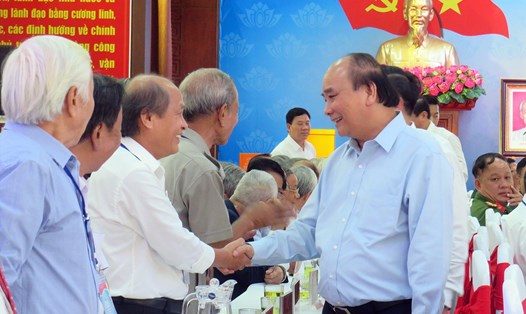 Chủ tịch nước dự lễ gặp mặt kỷ niệm ngày Quốc Khánh 2.9 tại Quảng Nam. Ảnh: Thành Đạt