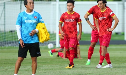 Quang Hải không thi đấu trận tuyển Việt Nam gặp Singapore. Ảnh: TV