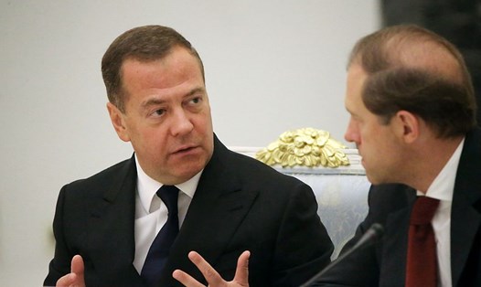 Phó Chủ tịch Hội đồng An ninh Nga Dmitry Medvedev. Ảnh: Konstantin Zavrazhin