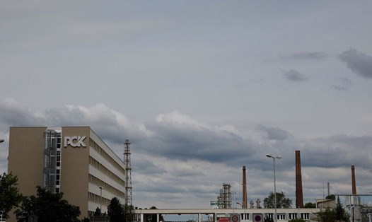 Nhà máy lọc dầu PCK, do Rosneft của Nga sở hữu phần lớn, ở Schwedt, Brandenburg, Đức, ngày 9.6.2022. Ảnh chụp màn hình