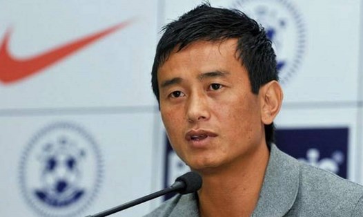 Huyền thoại tuyển Ấn Độ Bhaichung Bhutia đánh giá rất cao sức mạnh của tuyển Việt Nam. Ảnh: AIFF
