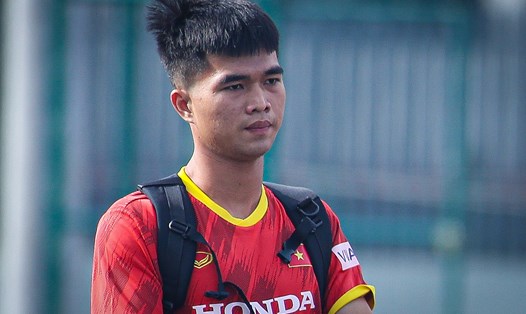Đình Duy là một trong những gương mặt mới của đội tuyển Việt Nam. Ảnh: Thanh Vũ