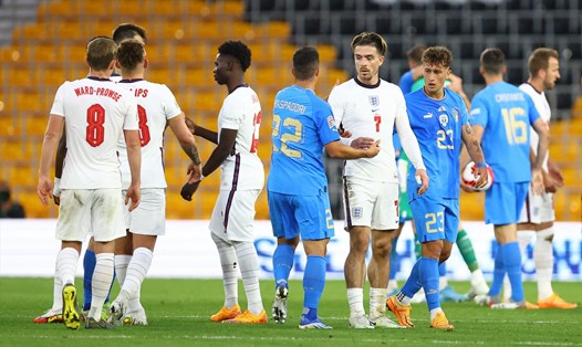Anh và Italia đã hòa nhau 0-0 ở trận lượt đi tại xứ sở sương mù. Ảnh: UEFA