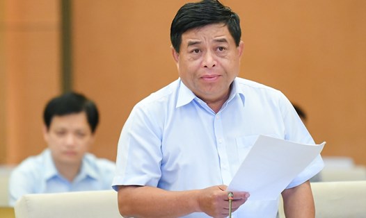 Bộ trưởng Bộ Kế hoạch và Đầu tư Nguyễn Chí Dũng. Ảnh: PV