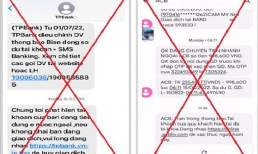 Đối tượng lừa đảo fake SMS Brandname để gửi tin nhắn giả mạo để lừa người dùng.