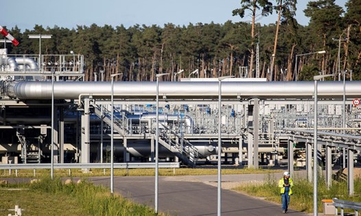 Đường ống dẫn khí Nord Stream 2 tại Lubmin, Đức. Ảnh: AFP