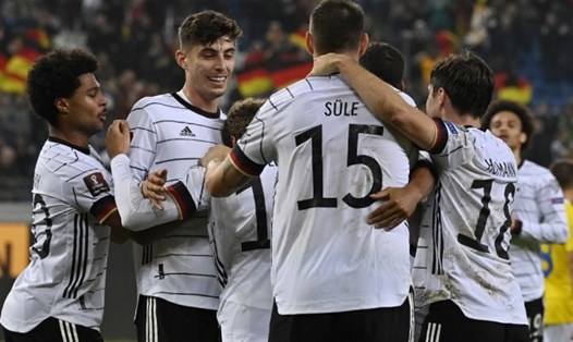 Tuyển Đức được thưởng đậm nếu vô địch World Cup 2022. Ảnh: AFP