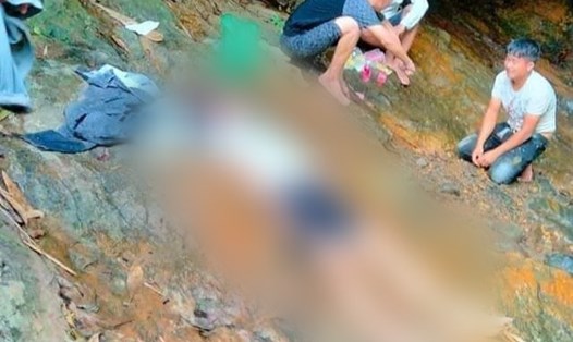 Thanh niên trú tại huyện Tân Sơn tử vong thương tâm do đuối nước. Ảnh: Nam Cường.