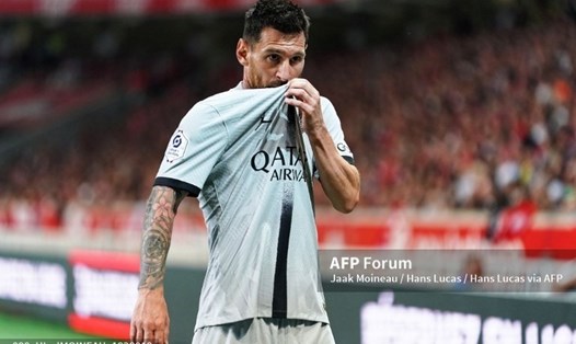Lionel Messi đối diện với tương lai bất định tại PSG. Ảnh: AFP