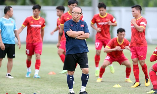 Huấn luyện viên Park Hang-seo là người vui nhất với những gì đang có ở đội tuyển Việt Nam. Ảnh: VFF