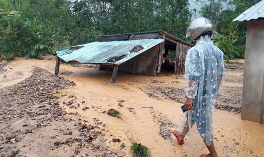41 người bị thương, 1.150 nhà bị hư hại tốc mái sau bão Norru tại Quảng Nam. Ảnh: Thanh Hải
