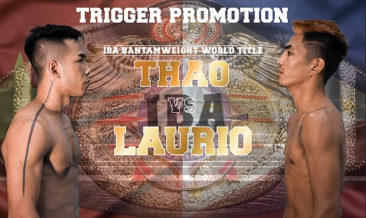 Trần Văn Thảo sẵn sàng cho trận đấu tranh đai IBA thế giới hạng gà với Laurio. Ảnh: Trigger Boxing