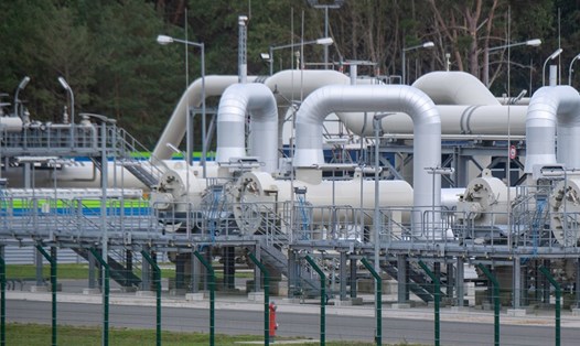 Đường ống Nord Stream cung cấp khí đốt từ Nga sang Châu Âu qua biển Baltic. Ảnh: AFP