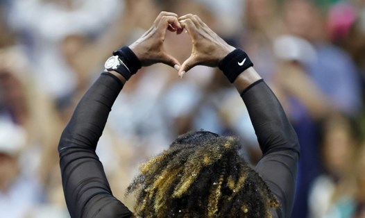 Serena Williams với lời chia tay đầy cảm xúc với người hâm mộ sau khi dừng bước ở US Open 2022. Ảnh: US Open