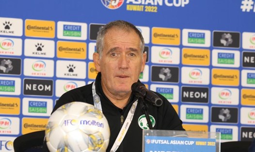 Huấn luyện viên Andreu Plaza là đối thủ xứng tầm với Diego Giustozzi của tuyển futsal Việt Nam. Ảnh: SAFF
