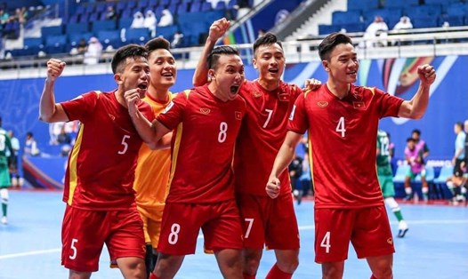 Tuyển futsal Việt Nam giành chiến thắng thứ 2 liên tiếp. Ảnh: AFC