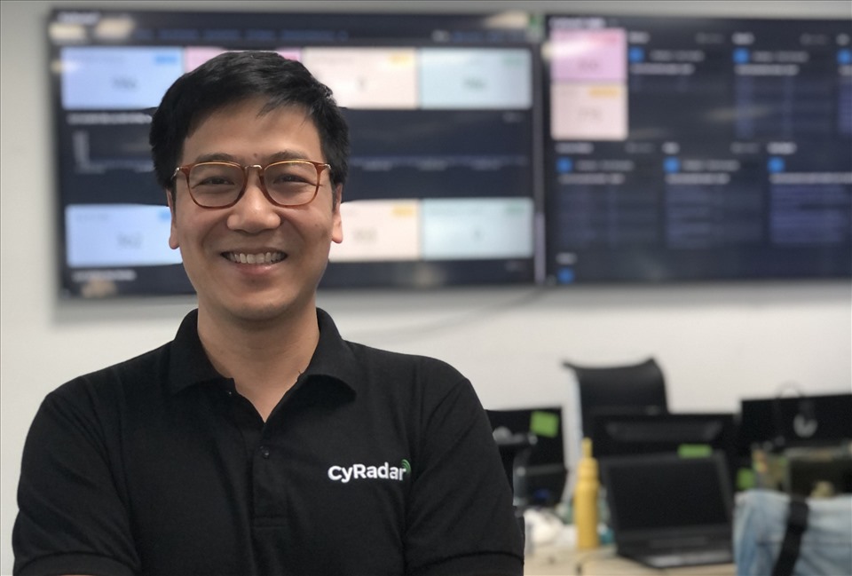 Anh Nguyễn Minh Đức - CEO CyRadar Cty phát triển Safe Mobile. Ảnh: NVCC