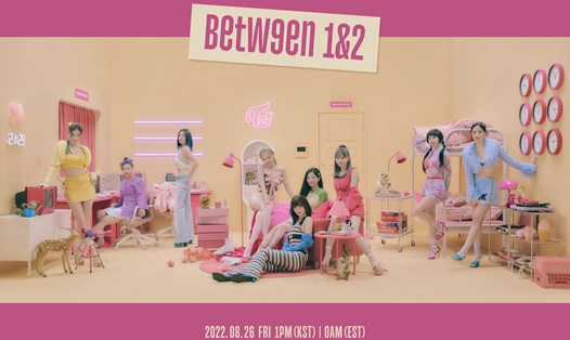Album "BETWEEN 1&2" của Twice đạt được thứ hạng cao trên bảng xếp hạng Billboard 200. Ảnh: Twitter