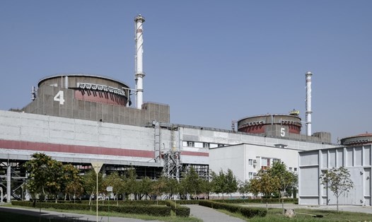 Tổ máy điện số 4 và 5 của nhà máy điện hạt nhân Zaporizhzhia ở Energodar, Vùng Zaporizhzhia, Ukraina. Ảnh: Sputnik