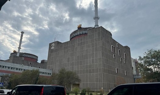 Nhà máy điện hạt nhân Zaporizhzhia ở Ukraina ngày 2.9.2022. Ảnh: IAEA