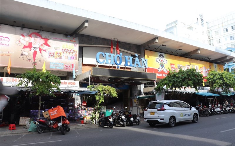 Chợ Hàn được nâng cấp, cải tạo trở thành chợ điểm phục vụ du lịch của TP.Đà Nẵng. Ảnh: NgL