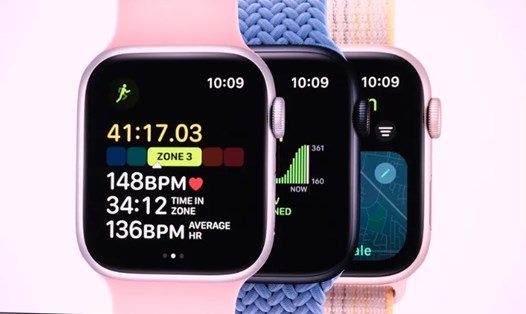 Đồng hồ giá rẻ Apple Watch SE mới cũng được Apple ra mắt trong sự kiện Far Out lần này. Ảnh: Apple